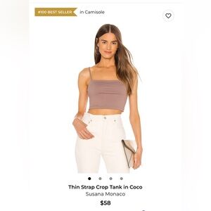 Susana Monaco coco thin strap tank Top